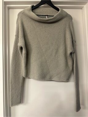 Free People Cropped Cowl Neck Sweater